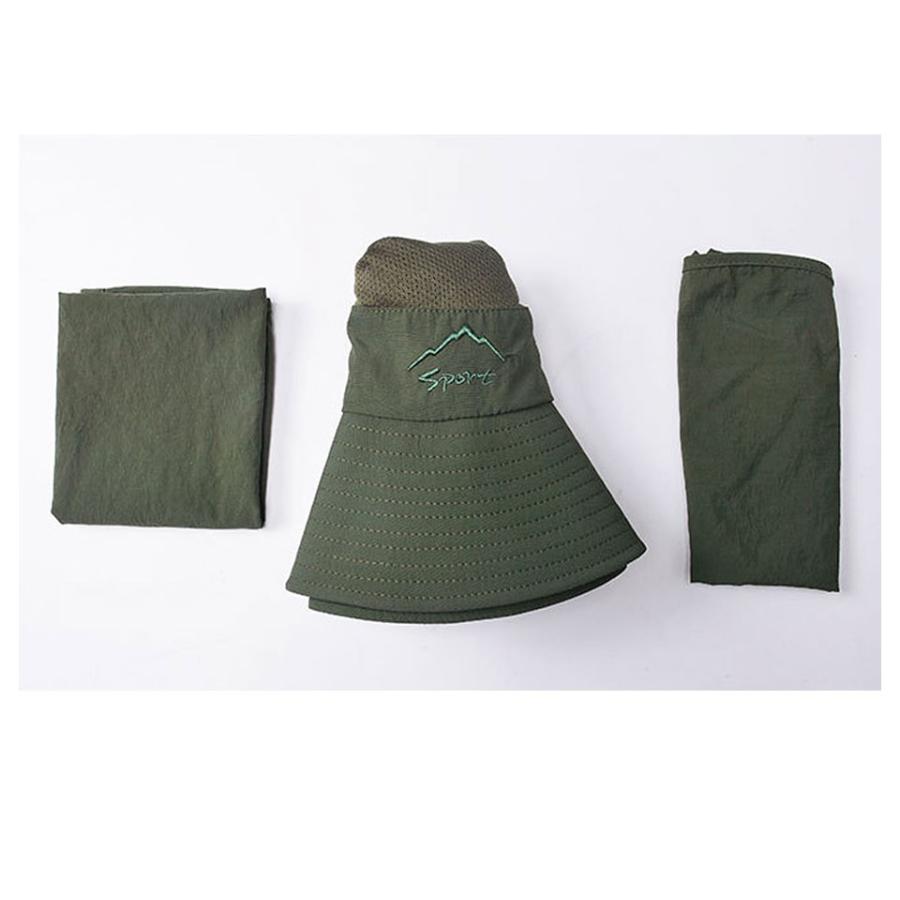 日よけ 帽子 メンズ レディース サファリハット 農作業 UVカット帽子