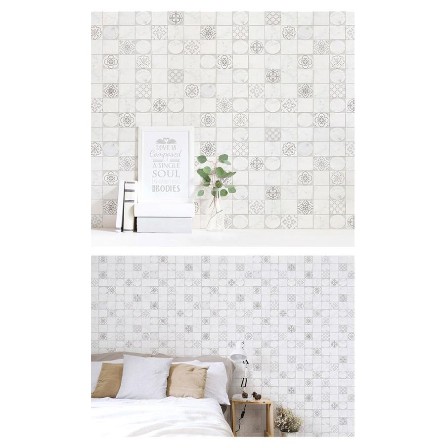 壁紙シール はがせる Diy 張り替え シート お得な30mセット のり付き 壁用 北欧 おしゃれ かわいい リフォーム 輸入壁紙 大理石調 ホワイト 白 Hwp 654set30 セナスタイル 通販 Yahoo ショッピング