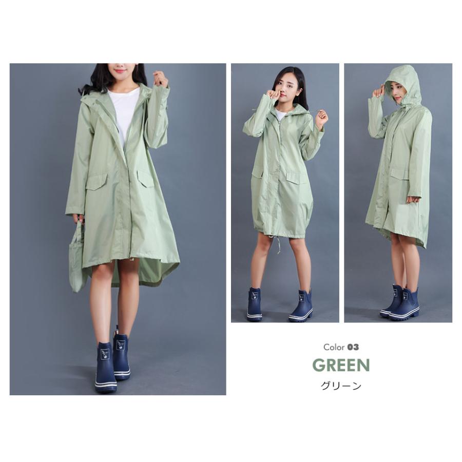 レインコート レディース 通勤 おしゃれ 防水 かわいい ポンチョ 超撥