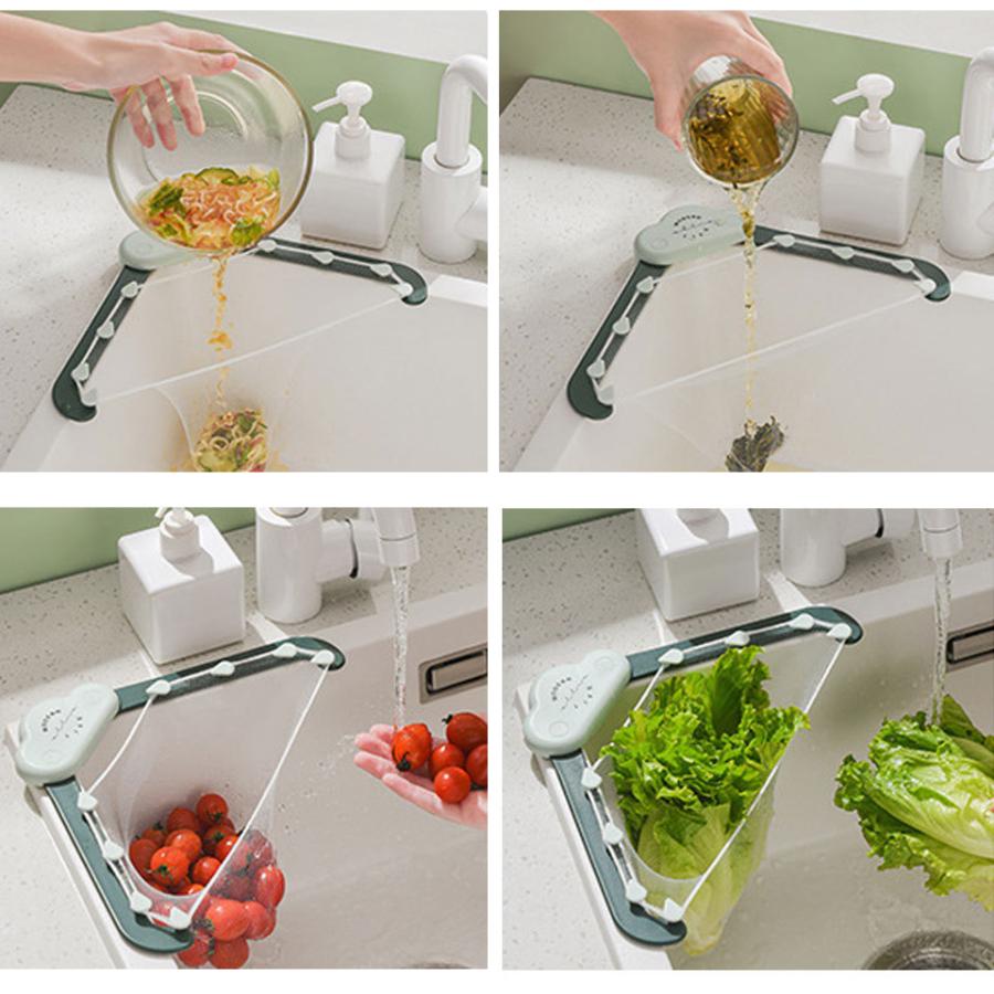 三角コーナー キッチン 三角 コーナー シンクコーナー シンク コーナー キッチンゴミ箱 キッチンダストボックス 水切り 三角コーナーラック キッチン用品 Y2 Otd 715 セナスタイル 通販 Yahoo ショッピング