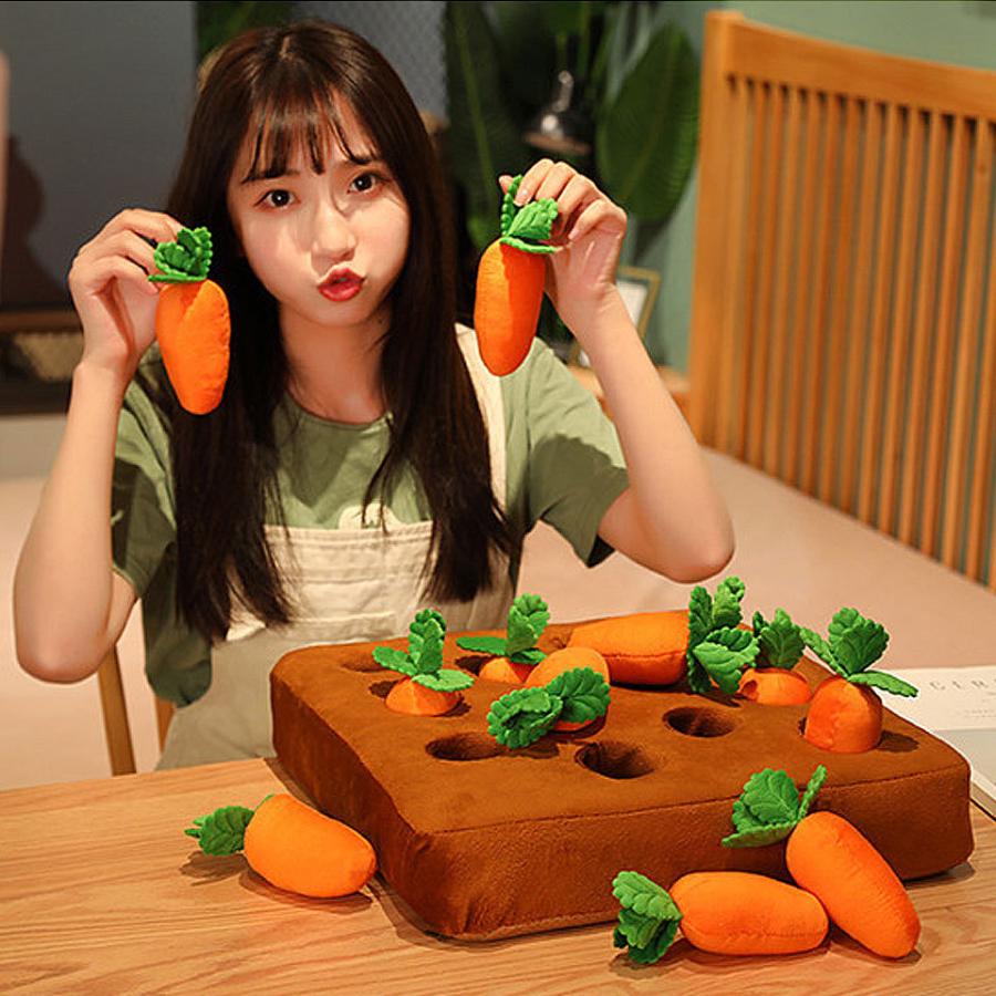 ノーズワーク 犬 おもちゃ 人参 にんじん 12本タイプ 知育玩具 早食い