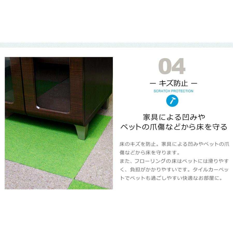 タイルカーペット 50×50 安い (32枚セット) 防音 グレー ばら売り 大判