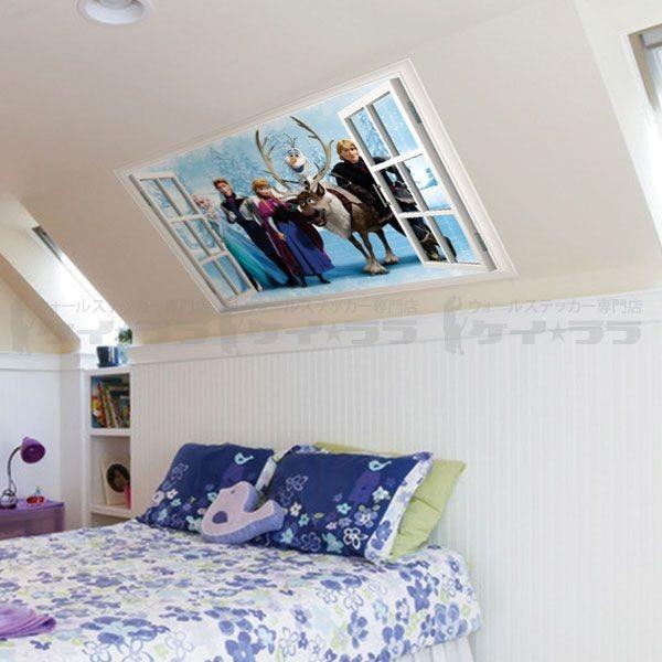 ウォールステッカー ディズニー キャラクター アナと雪の女王 窓 窓型 貼ってはがせる のりつき 壁紙シール ウォールシール Wch 062 セナスタイル 通販 Yahoo ショッピング