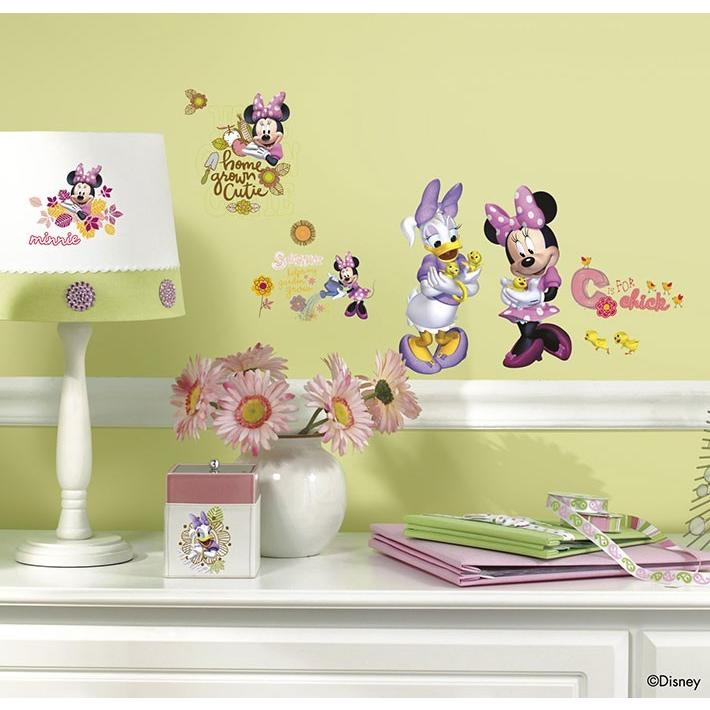 ウォールステッカー キャラクター ディズニー ミニーマウスキューティ ルームメイツ Roommates 壁紙シール 貼ってはがせる のりつき ウォールシール 宅c Wja 030 セナスタイル 通販 Yahoo ショッピング