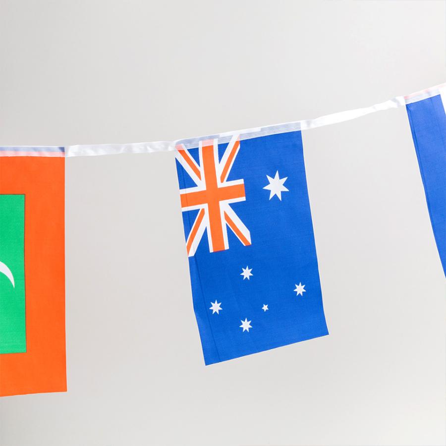 万国旗 50ヶ国 約15m ワールドフラッグ フラッグガーランド 世界の国旗