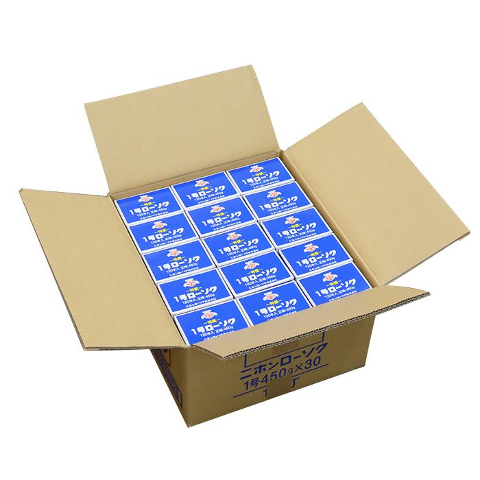 ○ニホンローソク 1号 1ケース(1箱 120本入 450g×30箱) 国産 法要 法事