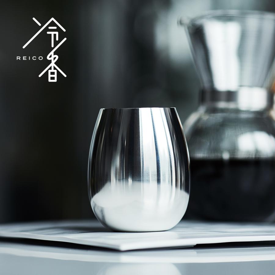 錫器 タンブラー 大阪製 千田硝子食器オリジナル 冷香 reico 磨 ツヤあり 420mL 名入れ可能 ギフト コーヒー お祝い 和風 桐箱 還暦祝い 父の日 退職祝い 国内製