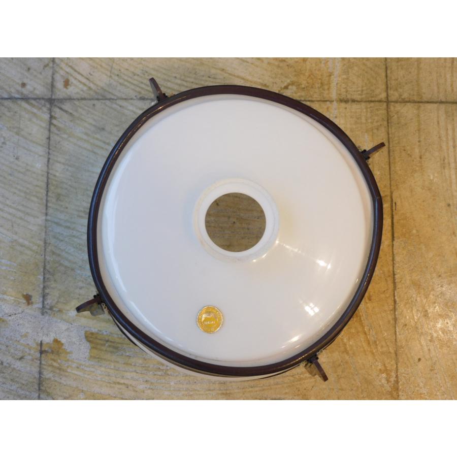 セルロイド巻き ガラスの電笠 HK-a-04069 / 古道具 アンティーク 電傘