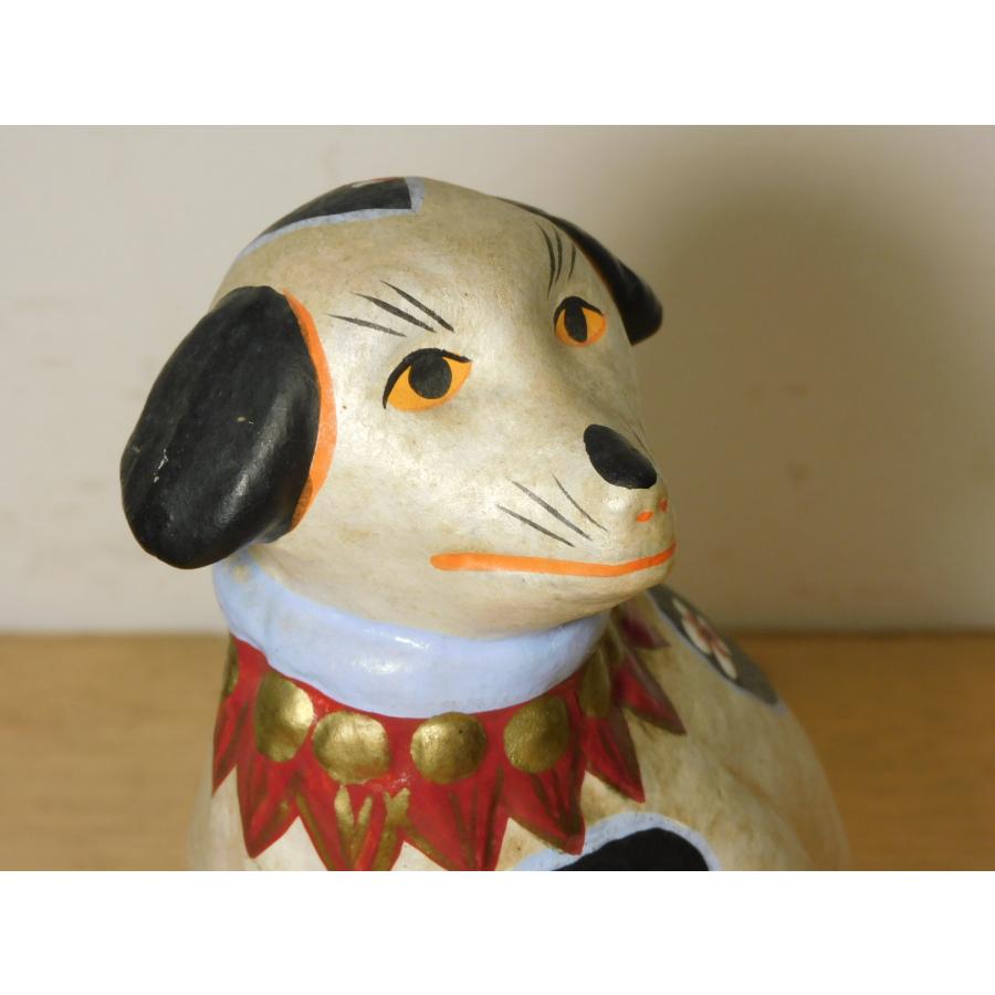 つつみ人形 犬 佐藤吉夫 HK-a-04309 / 堤人形 土人形 郷土玩具 : 道具