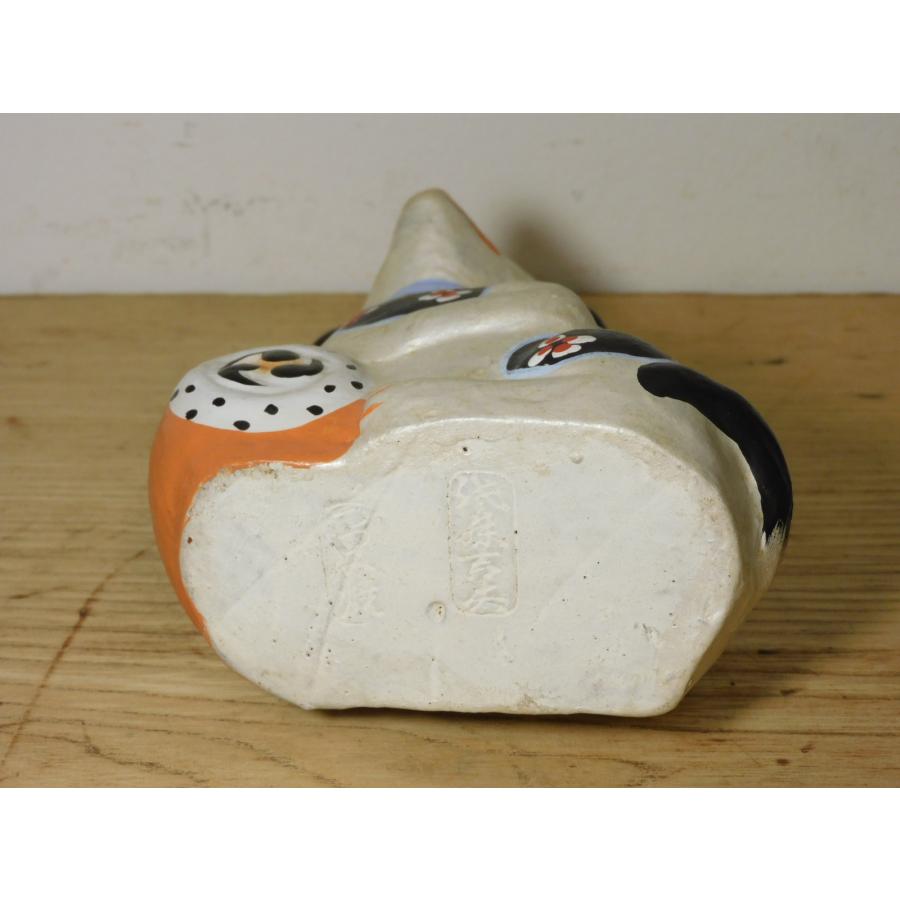 つつみ人形 犬 佐藤吉夫 HK-a-04309 / 堤人形 土人形 郷土玩具