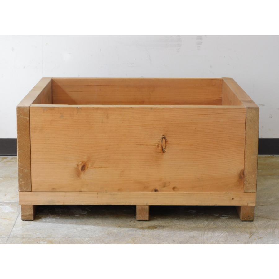 ふるい木の箱 HK-a-04905 /古道具 マス目棚 食器棚 飾り棚