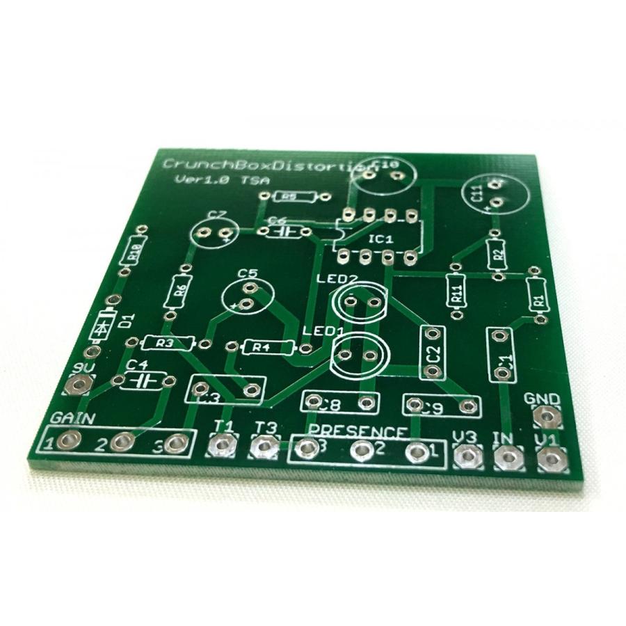 Crunch box distortion風 ディストーションペダル自作用基盤 メール便