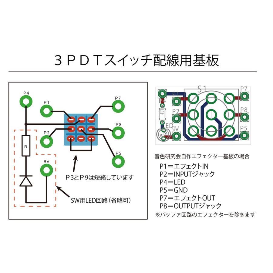 RoHS RS PRO 3PDT スイッチ 4個セット ギターエフェクター用 【公式通販】
