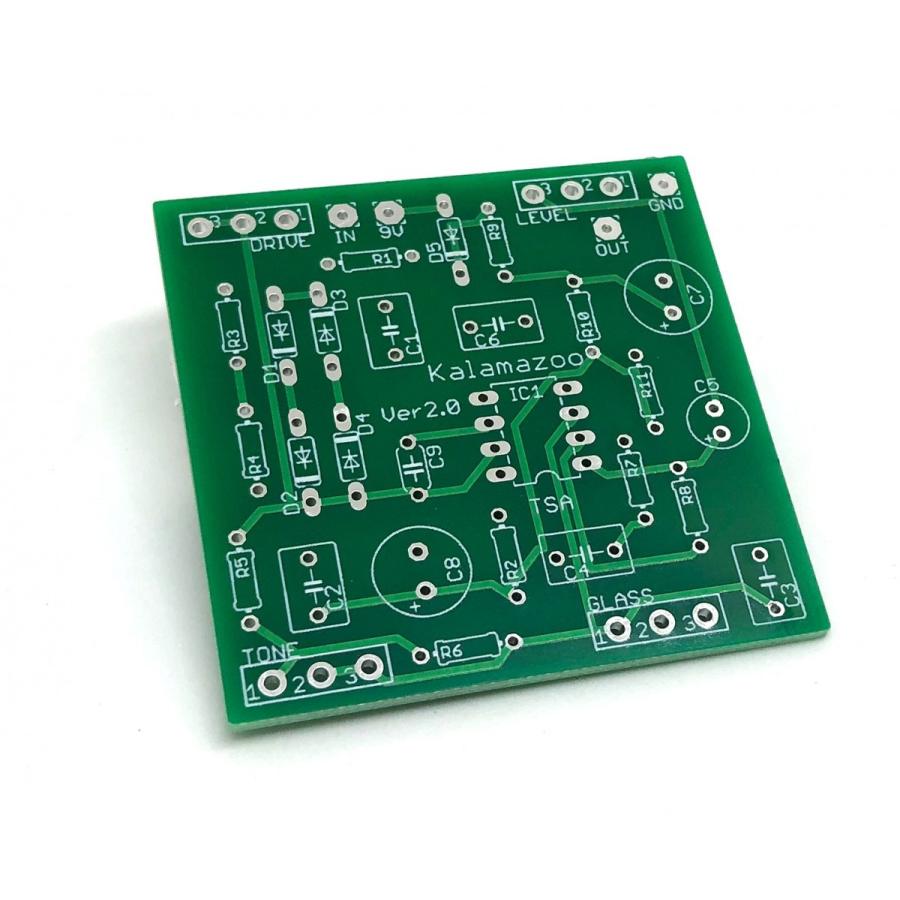 Love Pedals Kalamazoo Overdrive風 エフェクター自作用基板 メール便なら送料無料 04000041音色研究会