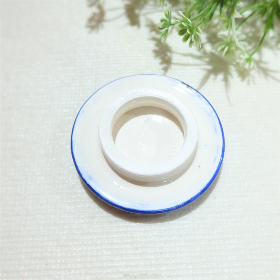 トルコ陶器 菓子器 トルコブルー ハンドメイド 小物入れ 結婚・新築・記念品・インテリア 母の日・父の日・敬老の日プレゼントNO12の画像