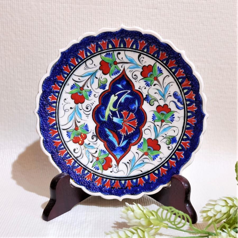 キュタフヤ小皿　小物入れ　陶器　トルコ製　伝統工芸品　10個セット キュタフヤ小皿 小物入れ 陶器 トルコ製 伝統工芸品 10個セット