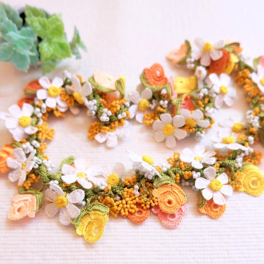 トルコ雑貨　ハンドメイド トルコ雑貨 オヤネックレス トゥー ボンジュック ハンドメイド 可愛い