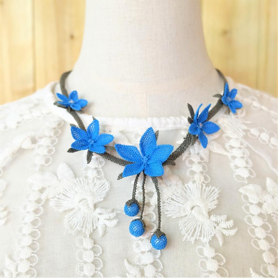 トルコのオヤ糸屋さん ネックレス