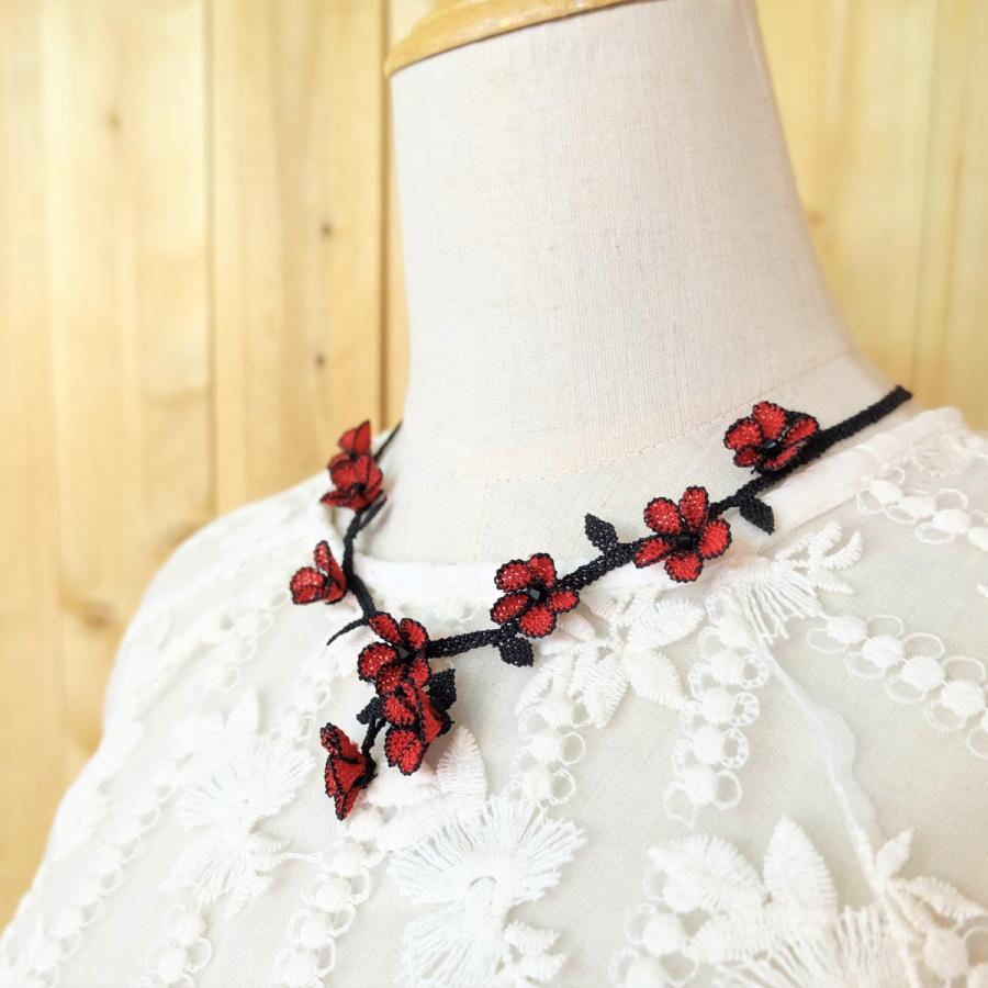 トルコ雑貨 オヤネックレス イーネネックレス 刺繍針 oya ハンドメイド 
