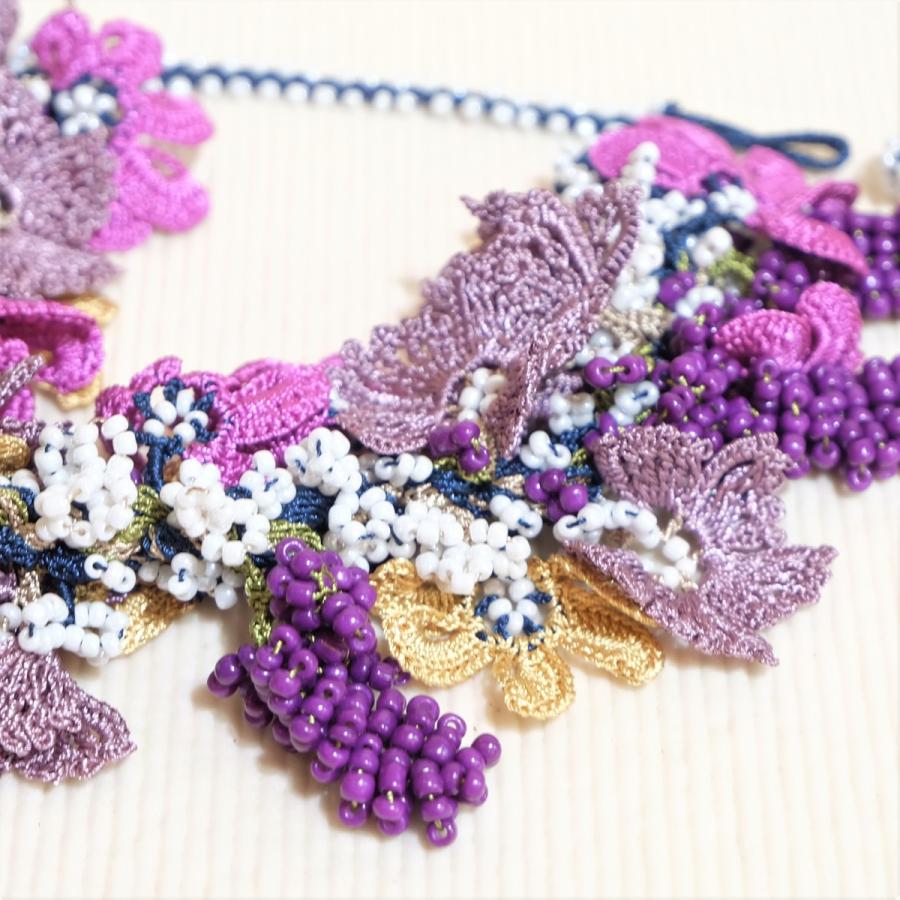 トルコ雑貨　オヤネックレス　トゥー　ボンジュック　ハンドメイド　可愛い　お花　ボリーム感　ネックレスNO70｜sendaiturcohandmade｜07