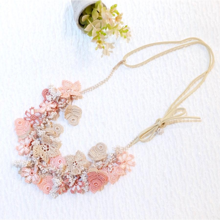 トルコ雑貨　オヤネックレス　トゥー　ボンジュック　ハンドメイド　可愛い　お花　ボリーム感　ネックレスNO71｜sendaiturcohandmade｜15