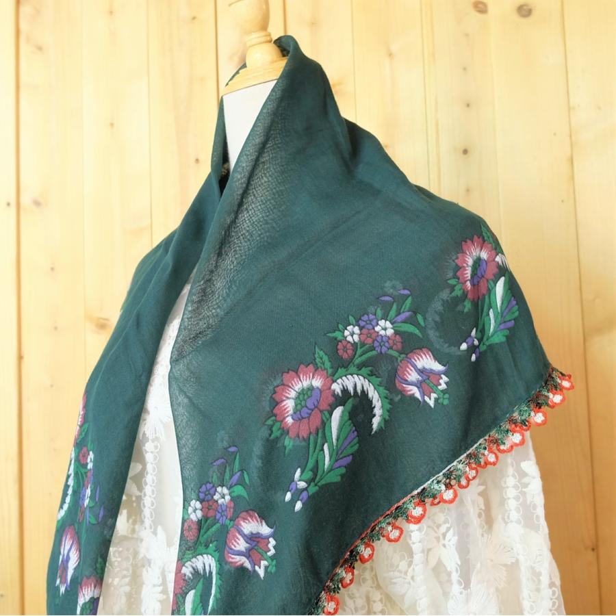 トルコ オヤ OYA トゥーオヤ ビンテージ スカーフ 可愛い 花 おしゃれ