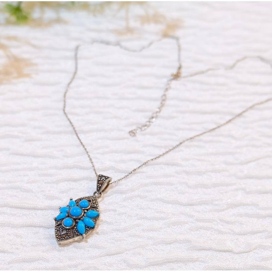 2月24日まで20％オフセール！ ￥30500→￥24400 ターコイズ シルバー