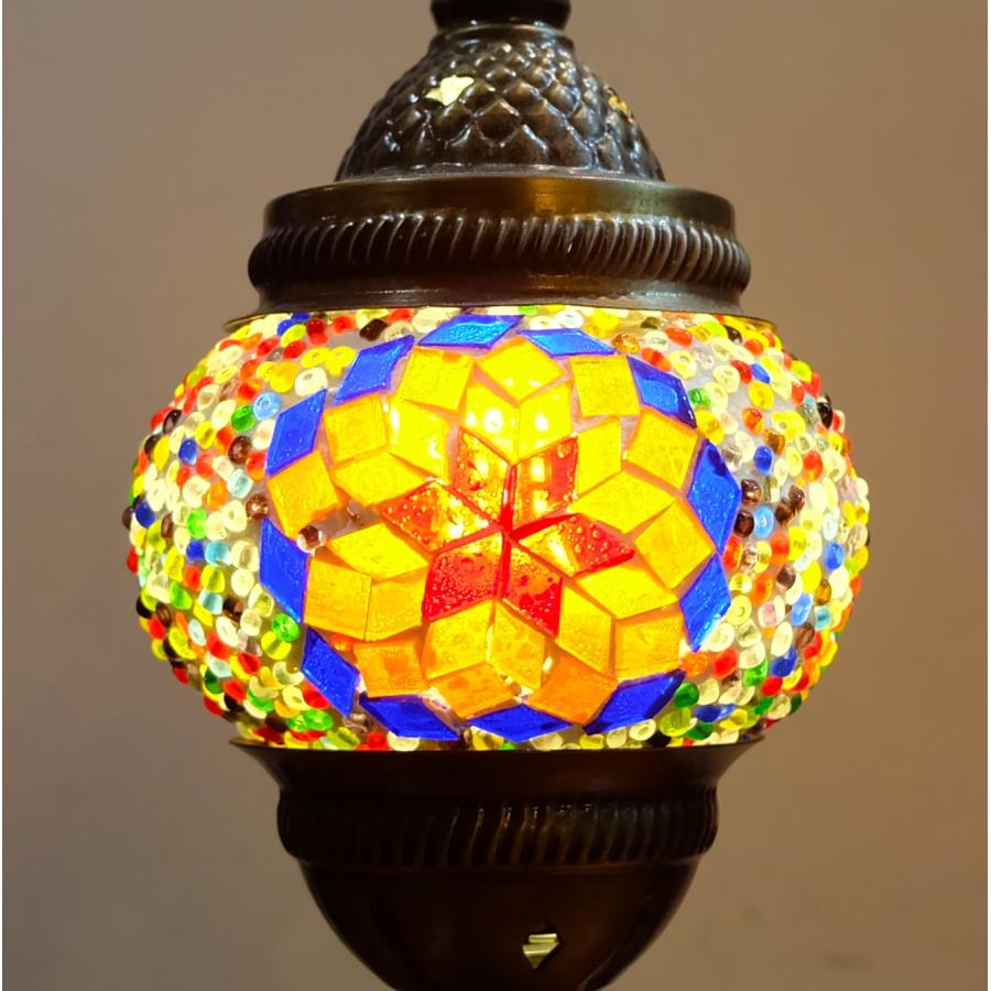 ハンドメイドステンドグラス 電気スタンド No22