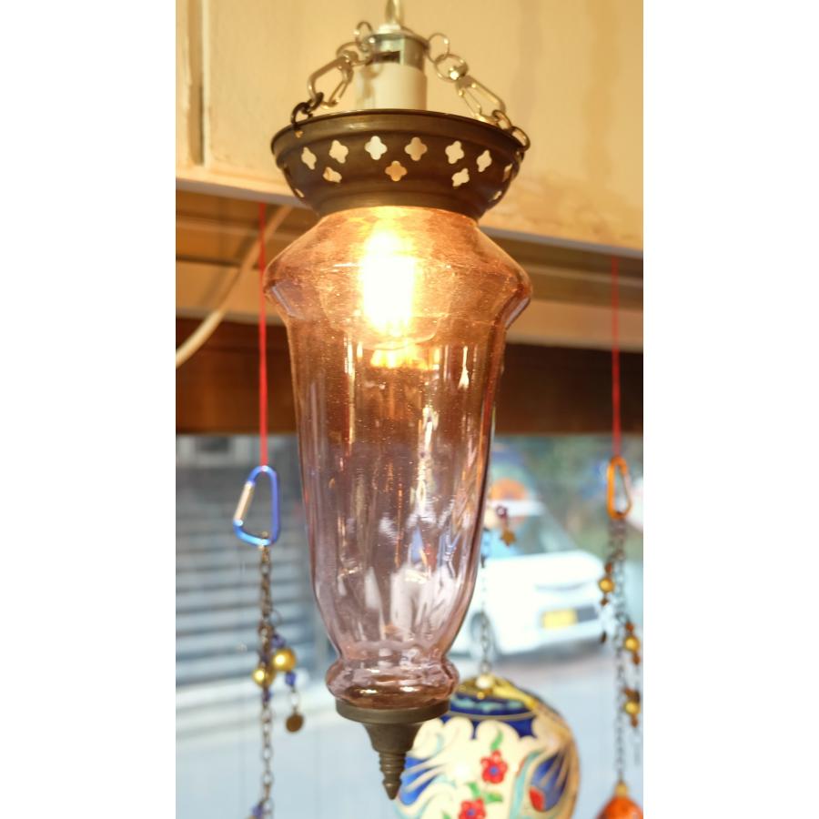トルコ雑貨 ビンテージクラス 吊り下げ 綺麗い エキゾチック LED電球