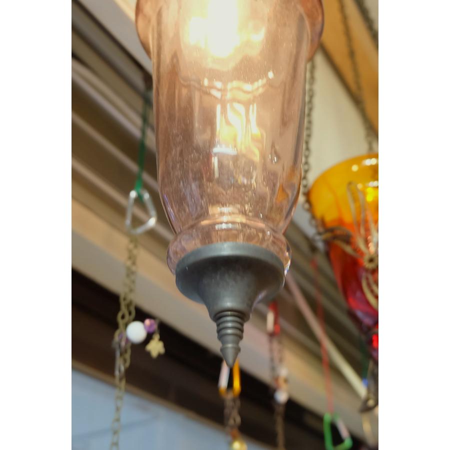 トルコ雑貨 ビンテージクラス 吊り下げ 綺麗い エキゾチック LED電球 
