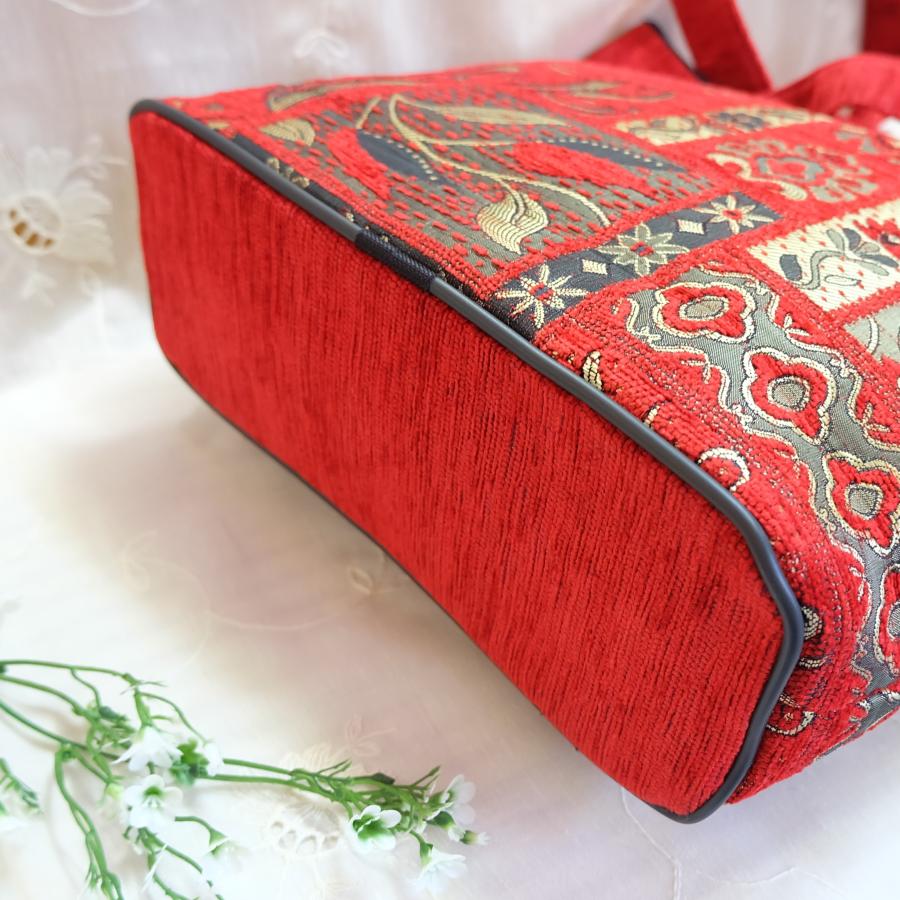 トルコ雑貨 両面ポケット ショルダーバッグ トートバッグ 軽い