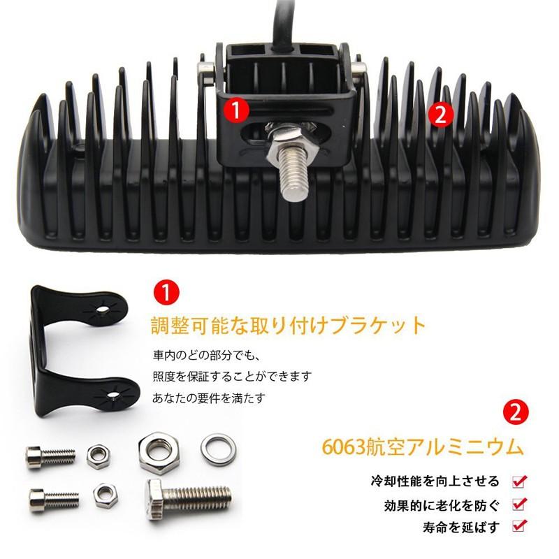 e-auto fun LEDワークライト 作業灯 6LED 広角/狭角 6連 12V/24V e-auto fun LEDワークライト 作業灯 6LED 広角/狭角 6連 12V/24V