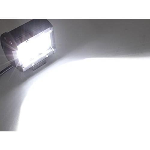 e-auto fun LEDワークライト 作業灯 18W 6LED 6連 12V-24V対応 e-auto fun LEDワークライト 作業灯 18W 6LED 6連 12V-24V対応