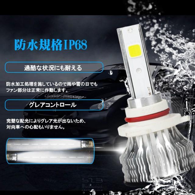 e-auto fun LEDヘッドライト 2030 フォグランプ H4 H7 H8/H11/H16 HB3