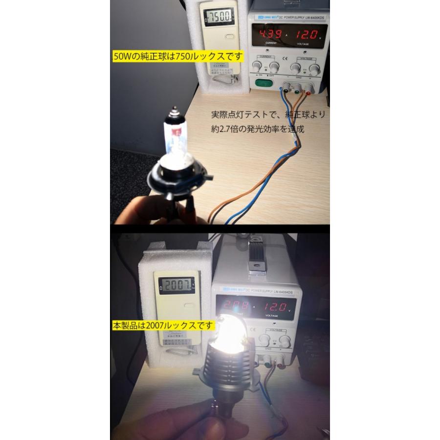 e-auto fun LEDヘッドライト SDK H4 Hi/Lo DC12V 60W 16000ルーメン