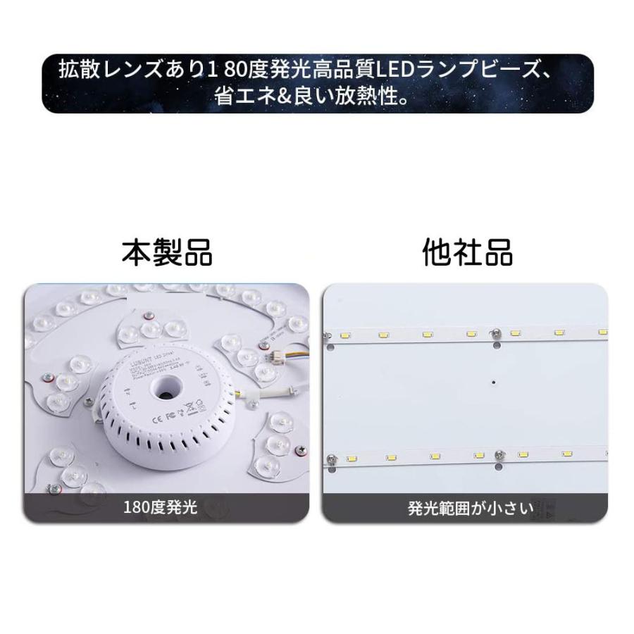 LEDシーリングライト 6畳〜8畳 35W 3500ルーメン 連続調光調色機能