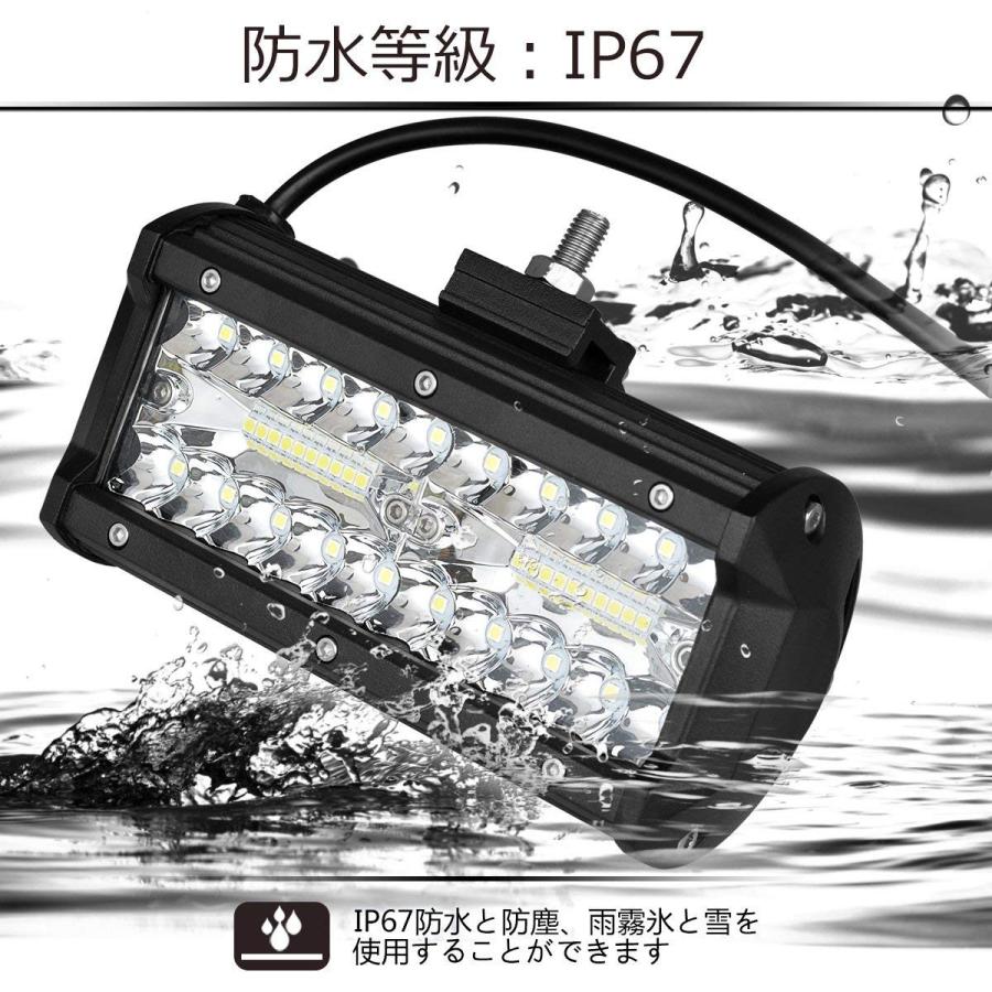 e-auto fun LEDワークライト 作業灯 3030SMD40連 12000Lm 防水