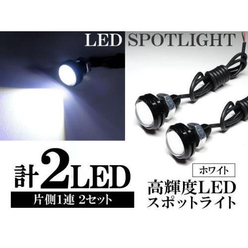 e-auto fun 特売セール LEDスポットライト 計6W 大玉計2連