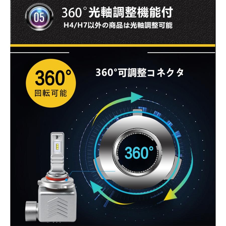 e-auto fun LEDヘッドライト 9S H4 H1 H7 H8 H11 H16 HB3 HB4 HIR2 新