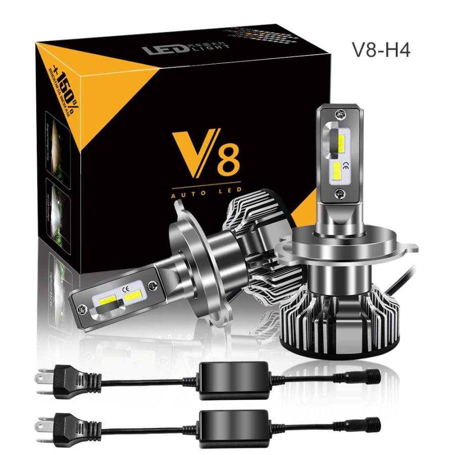 e-auto fun LEDヘッドライト V8 フォグランプ H4/H7/H8/H9/H11/H16/HB3