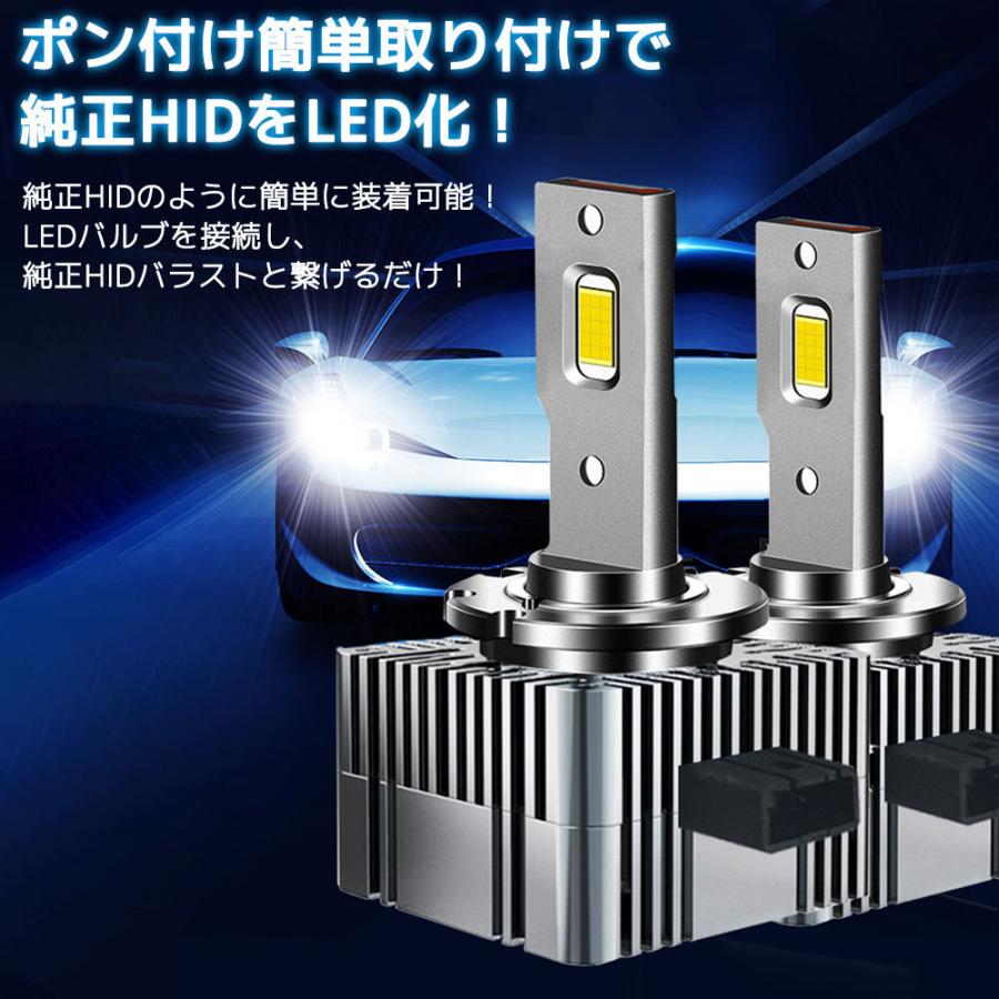 e-auto fun 第三世代 配線レス LEDヘッドライト バルブ D1S/D1R D3S