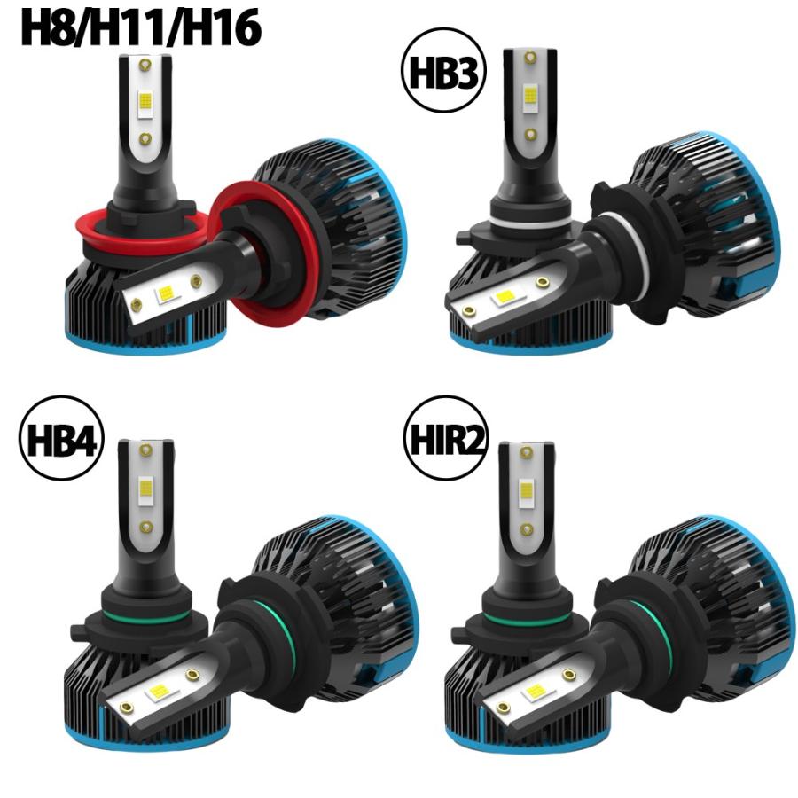 e-auto fun LEDヘッドライト S6 フォグランプ H1 H3 H4 H7 H8/H11/H16