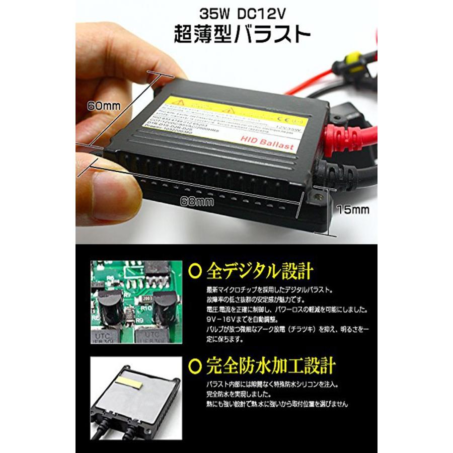 e-auto fun HIDバラスト 35W 薄型 H1 H3 H3C H4 H7 H8 H9 H11 H16 HB3