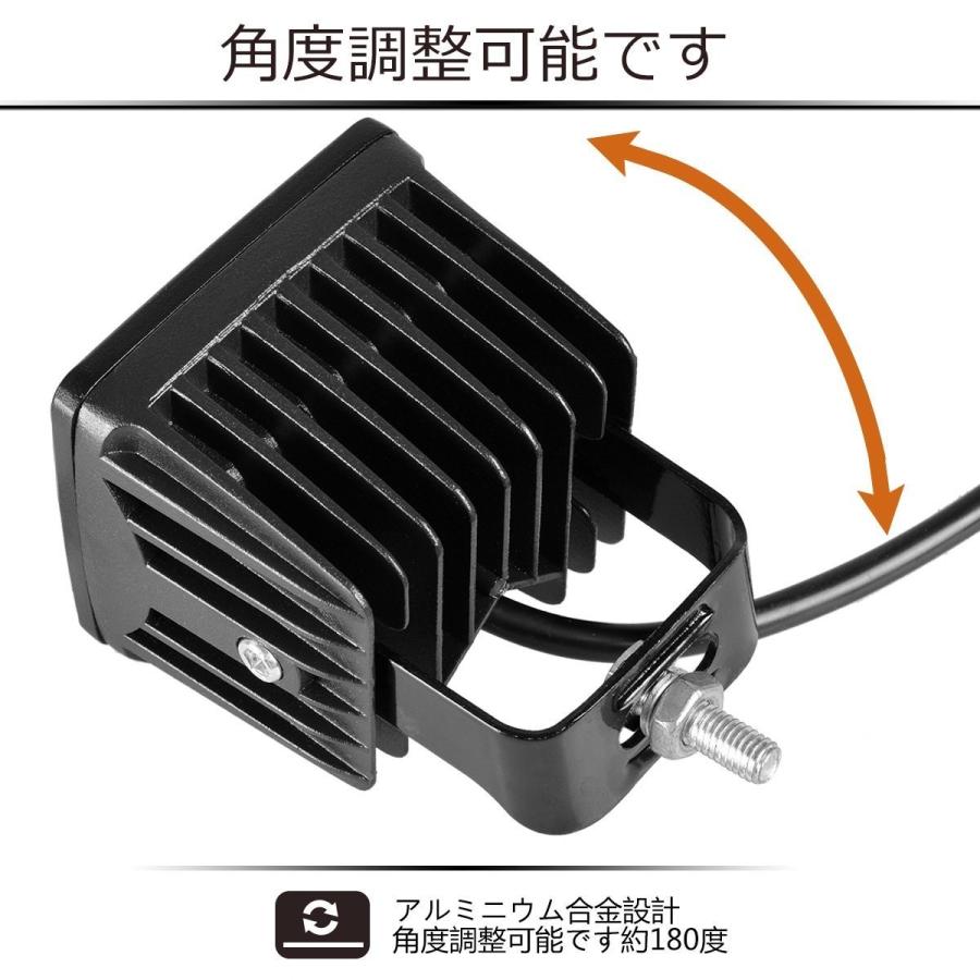 e-auto fun LEDワークライト 作業灯 18W 広角タイプ 6000K CREE製10