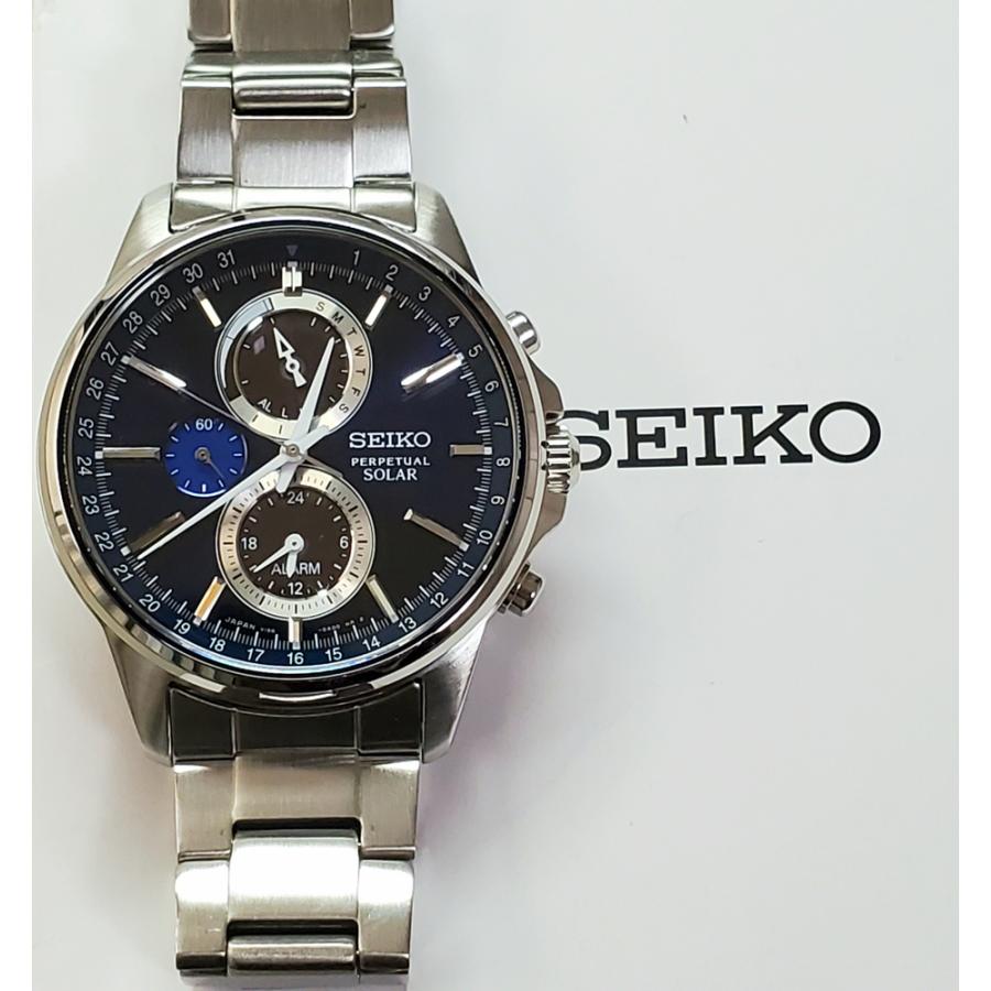 USED セイコースピリット V198-0AC0 美品 SBPJ003 パーペチュアル