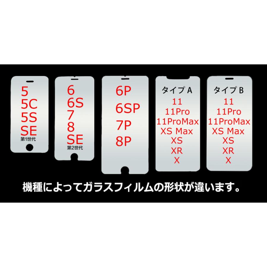 iPhone SE第2世代 SE2 2020 強化ガラスフィルム クリアタイプ 0.26mm 9H 2.5D 液晶保護 日本語説明書 貼付簡単 割れ保障 気泡ゼロ 指紋防止 最安値 超安 超お得｜sendo01｜03