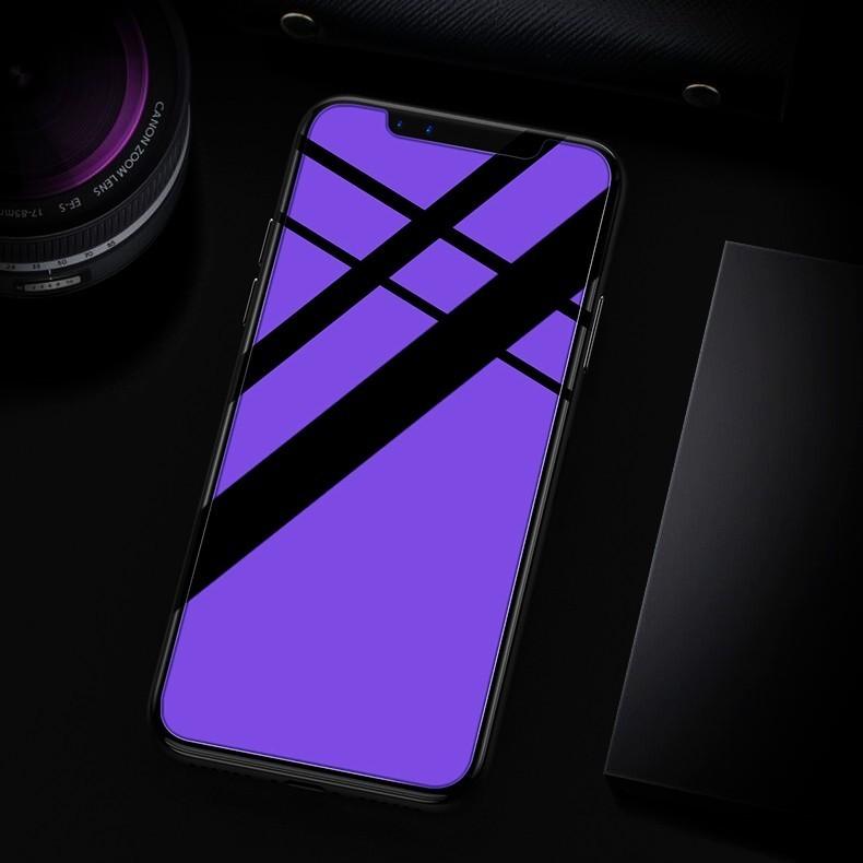 iPhone XS 紫外線 ブルーライトカット 強化ガラスフィルム 硬度9H 日本語説明書付 液晶割れ保護 気泡ゼロ 指紋防止 送料無料 税込 超安 超お得 日本初売 大人気｜sendo01｜08