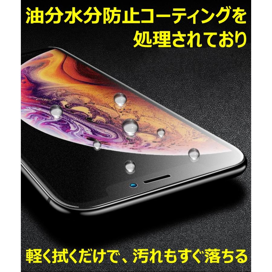 iPhone ガラスフィルム アンチグレア非光沢 次世代 ブルーライトカット マットタイプ さらさら 指紋防止 防水防油 気泡防止 全面保護 フルカバー 日本語説明書付｜sendo01｜30