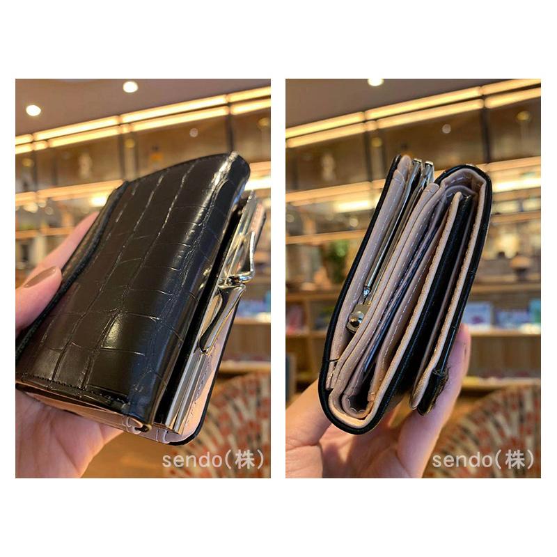 ゆちょめさま専用【新品　現行品】がま口折財布　白　本革　刻印　クロコ型押し 楽天市場】長財布 レディース ブランド がま口 赤 おしゃれ 大人