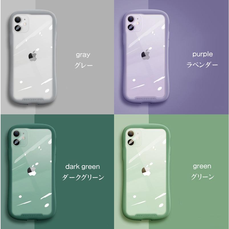 iPhone シリーズ 12 13 11 xr x xs 7 8 se2 ケース カバー 背面クリア 透明 スマホ TPU 耐衝撃 シンプル